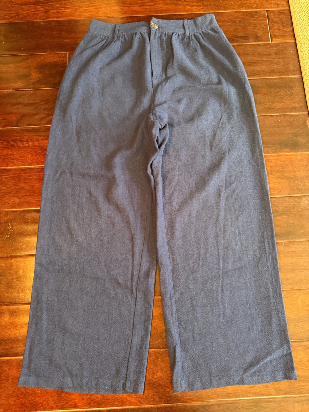 Fashion Brand Company Wide Leg Trousers Blue Size L GUC